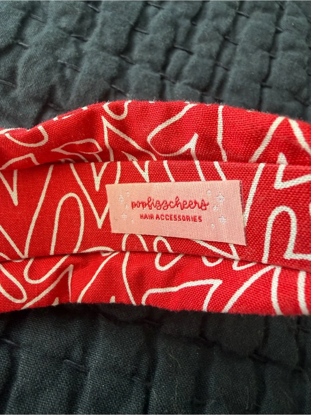 Red Heart Topknot Headband by popfizzcheers